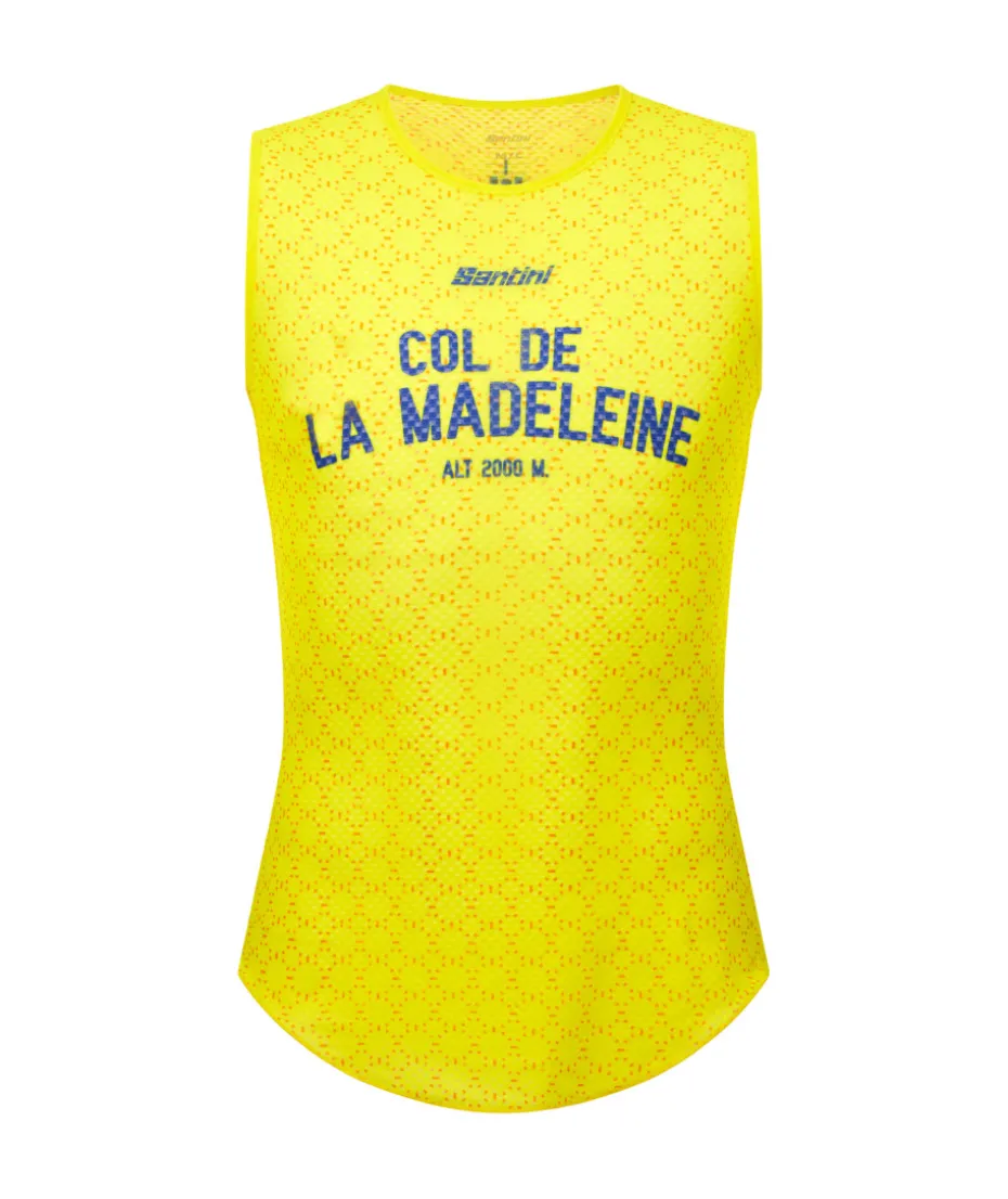 MAILLOT JAUNE COL DE LA MADELEINE - BASELAYER TANK