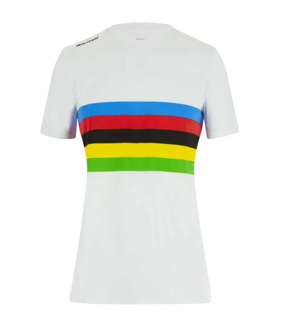UCI WORLD CHAMPION - RAINBOW STRIPES WOMEN'S T-SHIRT